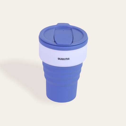 Reusable Collapsible Coffee Cup (375ml) - BPA Free/Eco Friendly